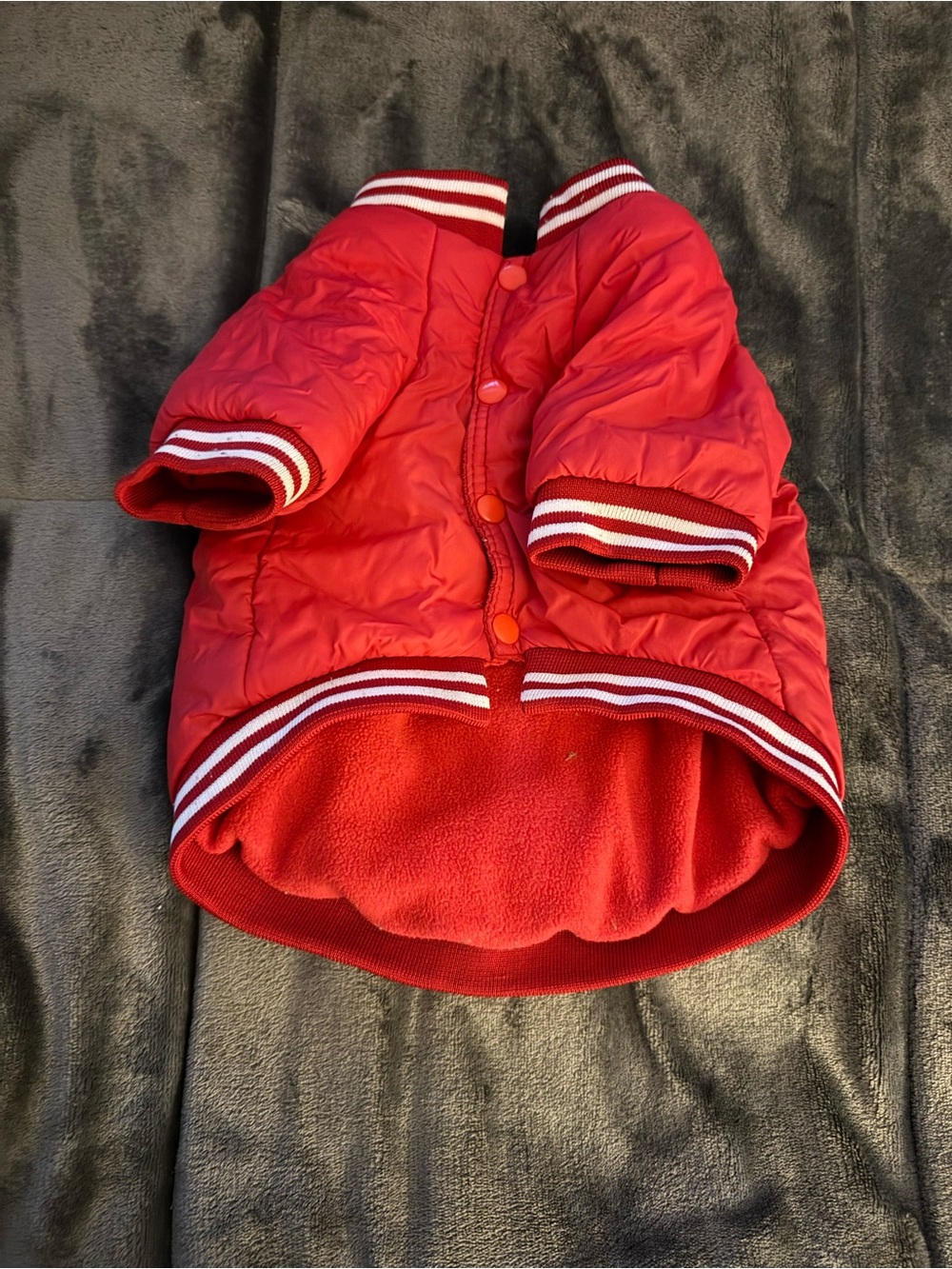 Nike Red Plush Hooded Top - Picture 2 of 3